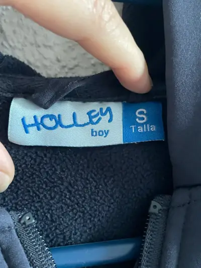 Chaqueta azul con capucha para niño Holley - miniatura 2