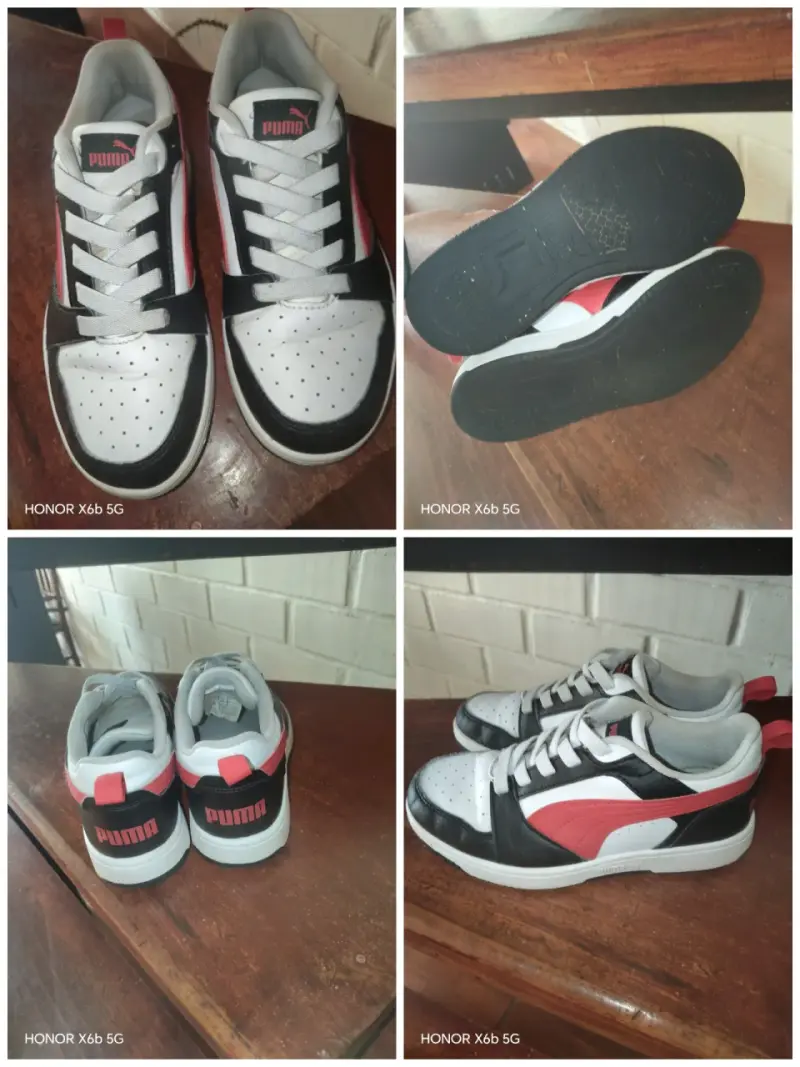 Zapatillas deportivas Puma blancas y negras