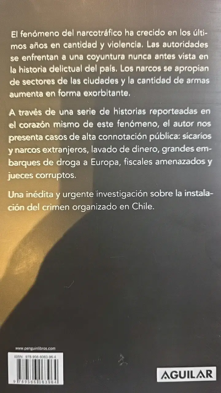Libro Chile Narco de Jorge Molina Sanhueza - 2