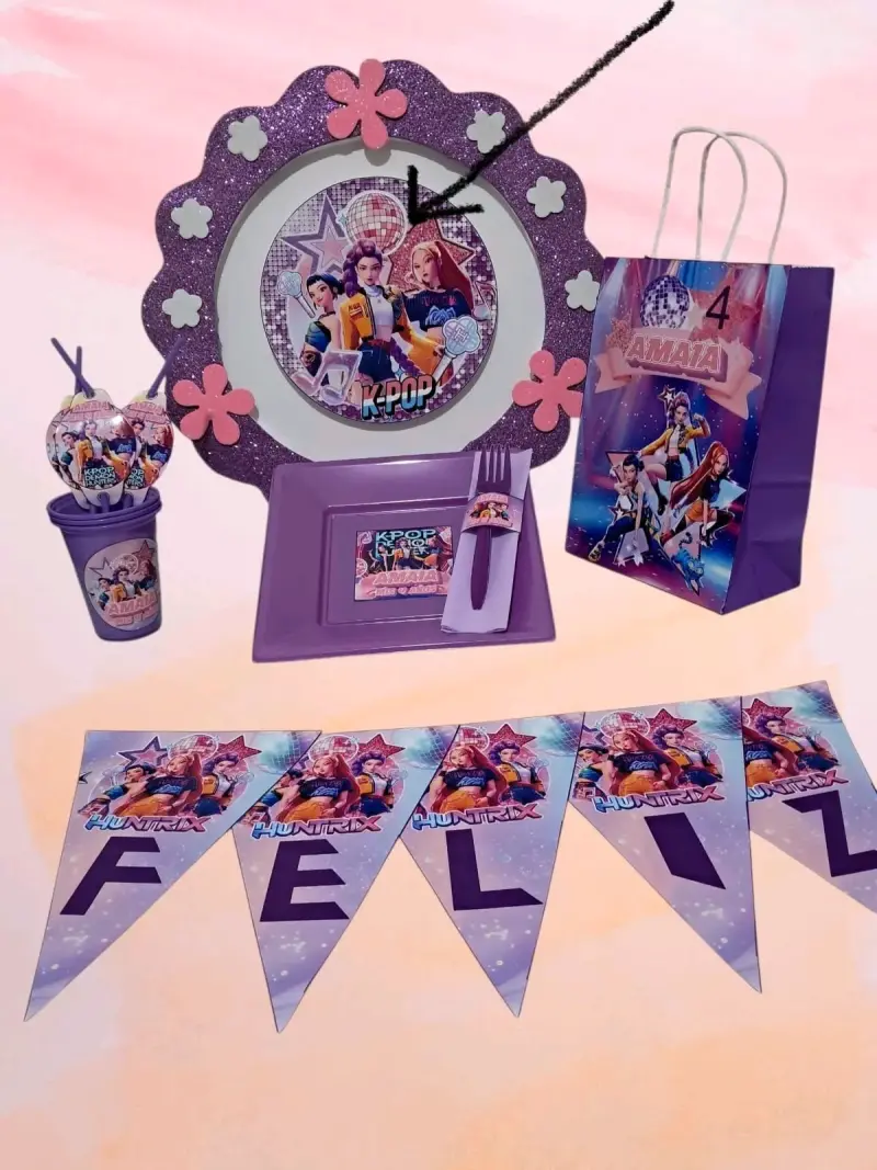 Set de fiesta temática para cumpleaños