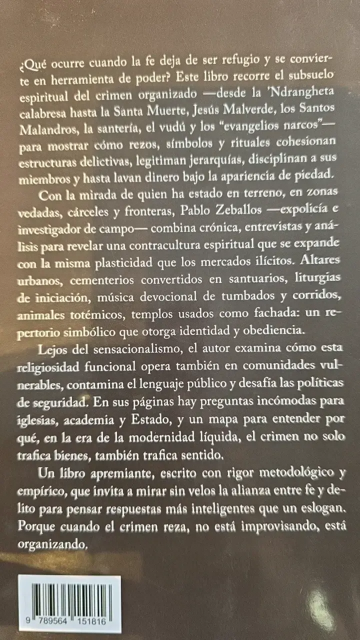 Libro 'Cuando el Crimen Reza' de Pablo Zeballos - 2