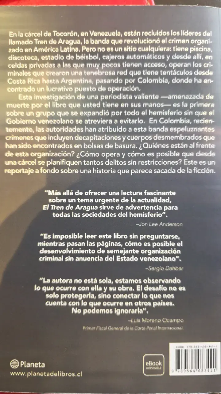 Libro 'El Tren de Aragua' de Ronna Rísquez - 2