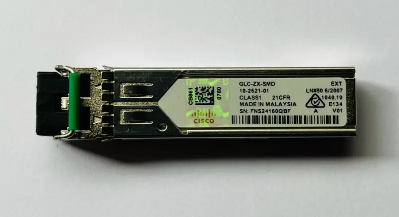 Módulo transceptor Cisco GLC-ZX-SMD