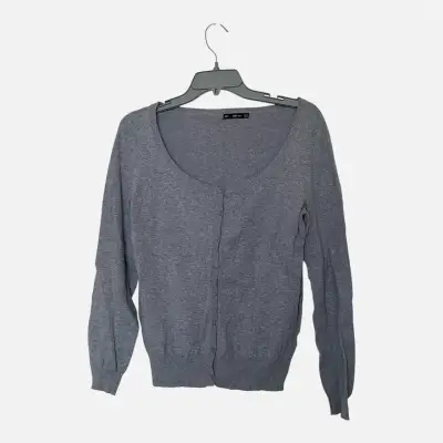Cardigan Gris Zara XL - miniatura 1