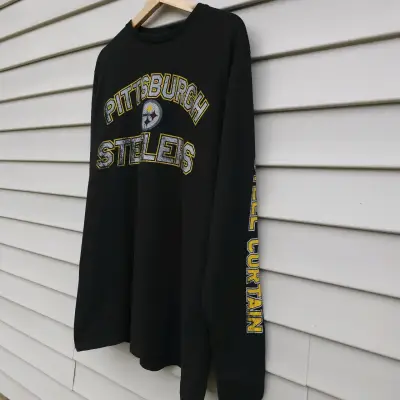 Polera Negro Pittsburgh Steelers NFL - miniatura 2