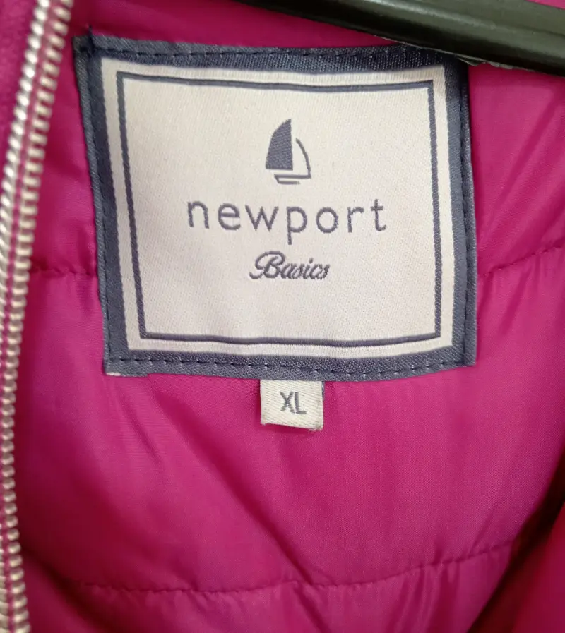 Chaqueta acolchada fucsia con capucha Newport - 2