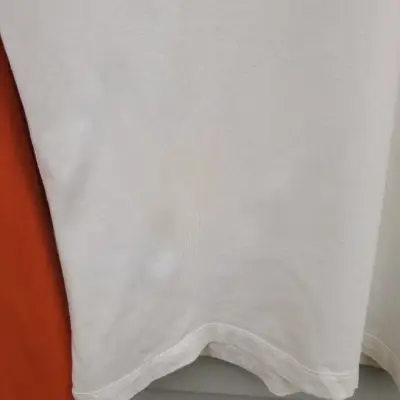 Polera Tommy Hilfiger manga larga naranja y blanca - miniatura 6