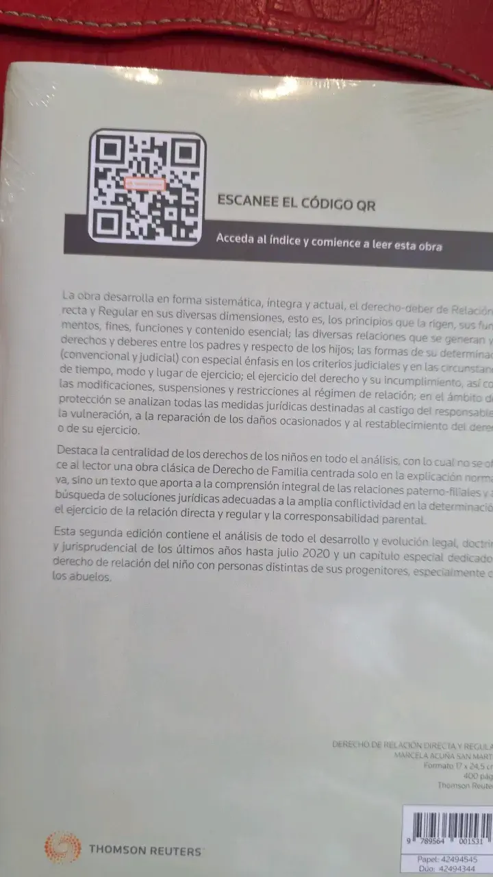 Libro Derecho de Relación Directa y Regular Segunda Edición - 2