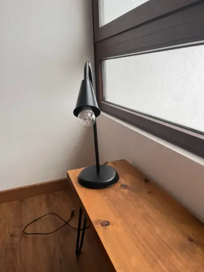 Lámpara de mesa negra moderna Fierro - miniatura 1