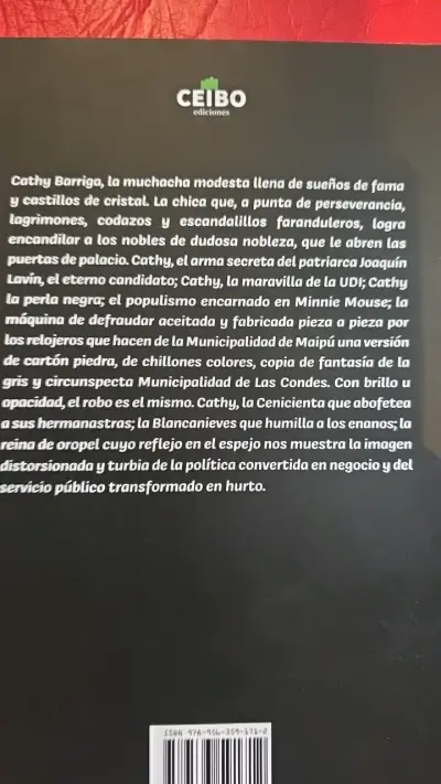 Libro 'Cathy Barriga: La Perla Negra de la UDI' de Laura Landaeta - miniatura 2