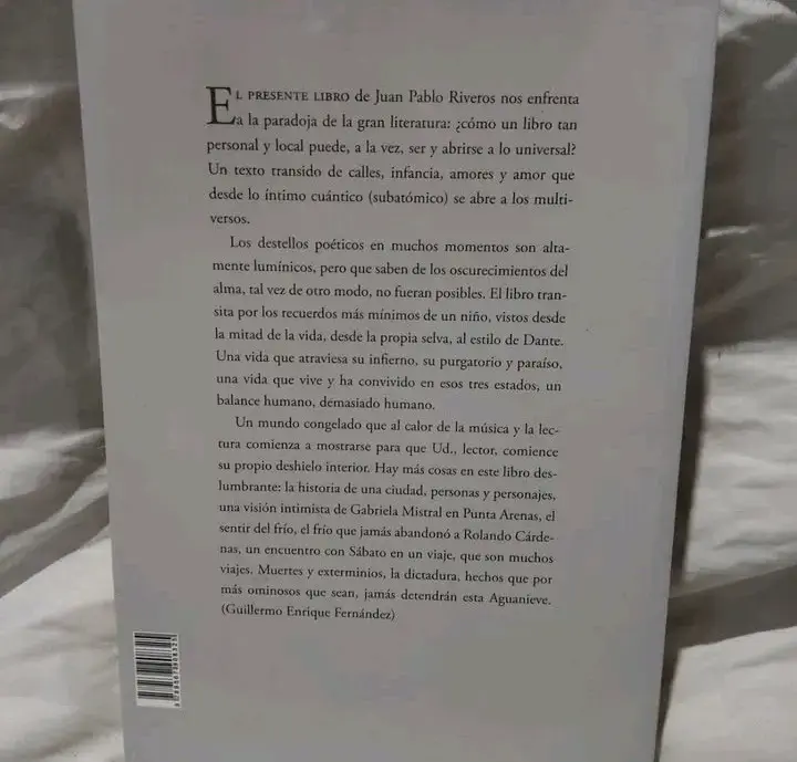 Libro 'Aguanieve' de Juan Pablo Riveros - 2