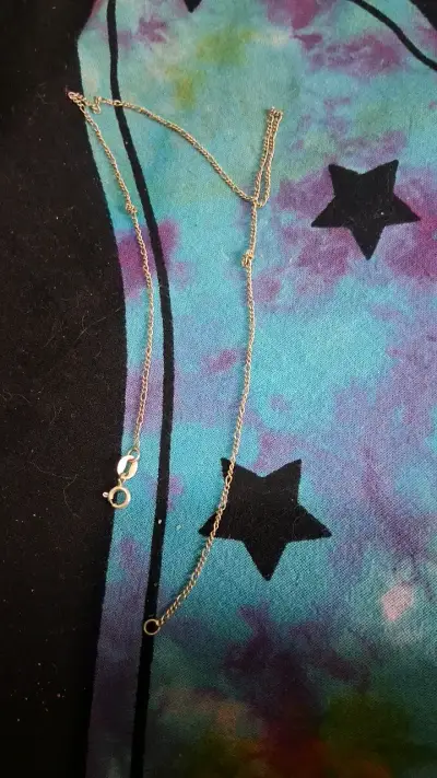 Cadena de plata fina para mujer - miniatura 1