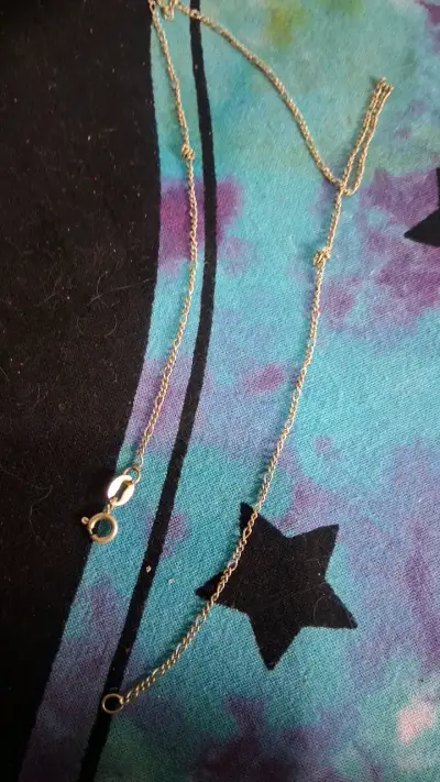 Cadena de plata fina para mujer - miniatura 2