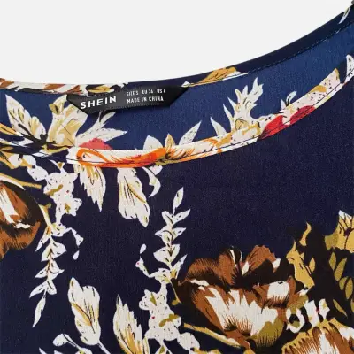 Blusa floral Shein S - miniatura 2