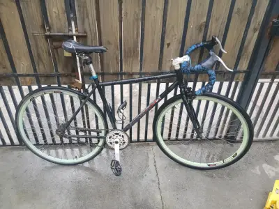 Bicicleta de Ruta Oxford  con Manillar Azul - miniatura 4
