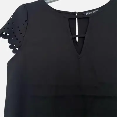 Blusa negra Shein M - miniatura 2