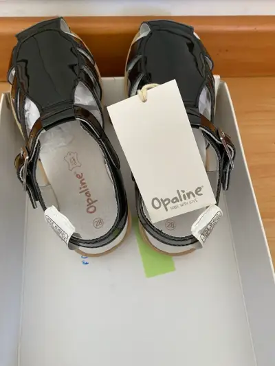 Sandalias negras para niños Opaline - miniatura 2