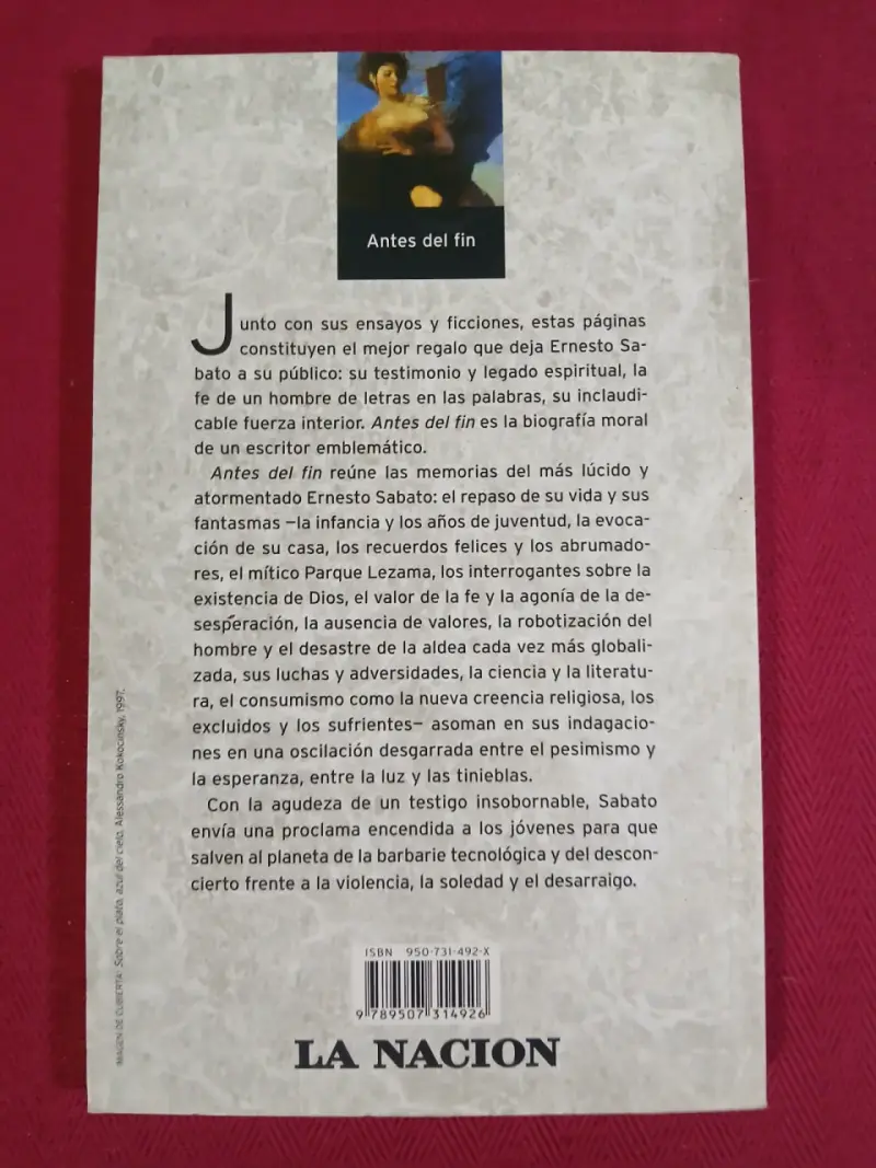 Libro 'Antes del Fin' de Ernesto Sabato - 6
