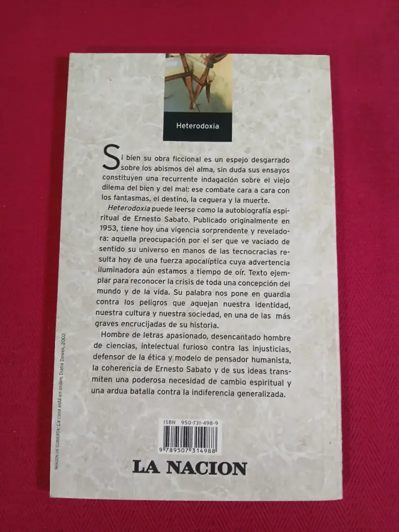 Libro Heterodoxia de Ernesto Sabato - 6