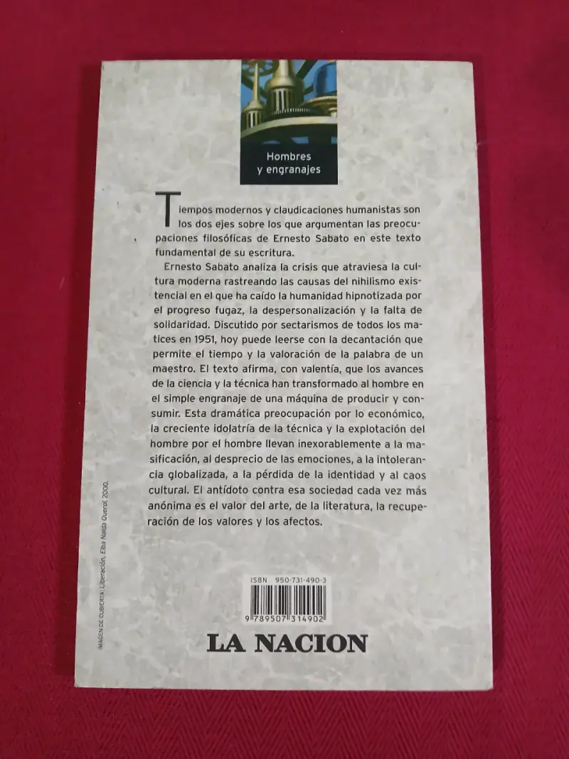 Libro 'Hombres y Engranajes' de Ernesto Sabato - 6