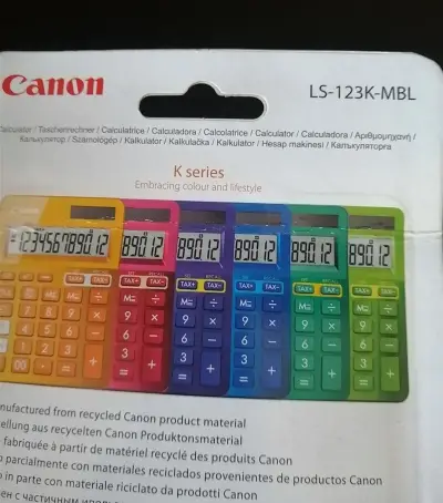 Calculadora Canon K Series 12 Dígitos Azul - miniatura 2