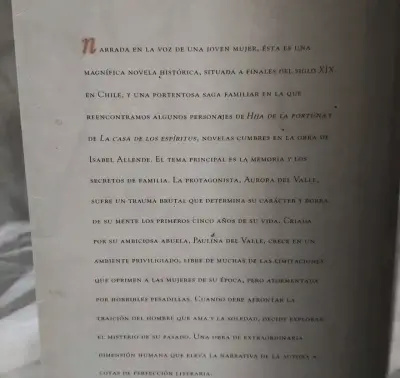Libro 'Retrato en Sepia' de Isabel Allende - miniatura 2