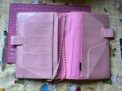 Funda de libro de tela multicolor con cierre - miniatura 5