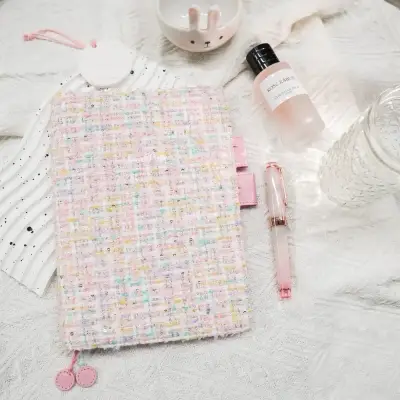 Funda de libro de tela multicolor con cierre - miniatura 6
