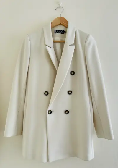 Blazer beige elegante Liola para mujer talla M-L - miniatura 1