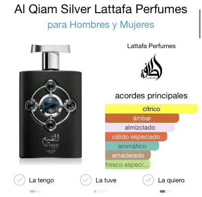 Perfume Al Qiam Silver Unisex Lattafa - miniatura 2