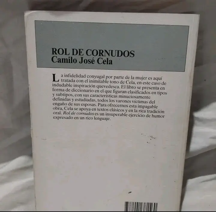 Libro 'Rol de Cornudos' de Camilo José Cela - 2