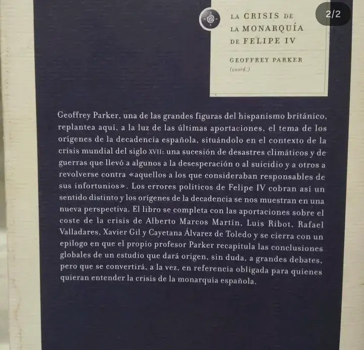 Libro La Crisis de la Monarquía de Felipe IV - 2
