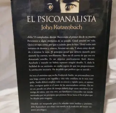 Libro El Psicoanalista de John Katzenbach - miniatura 2