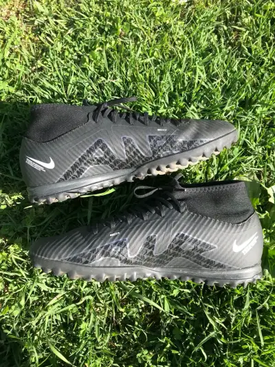 Zapatillas de fútbol Nike Air Zoom negras - miniatura 2