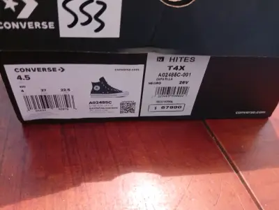 Zapatillas Converse All Star Negras Talla 37 - miniatura 2