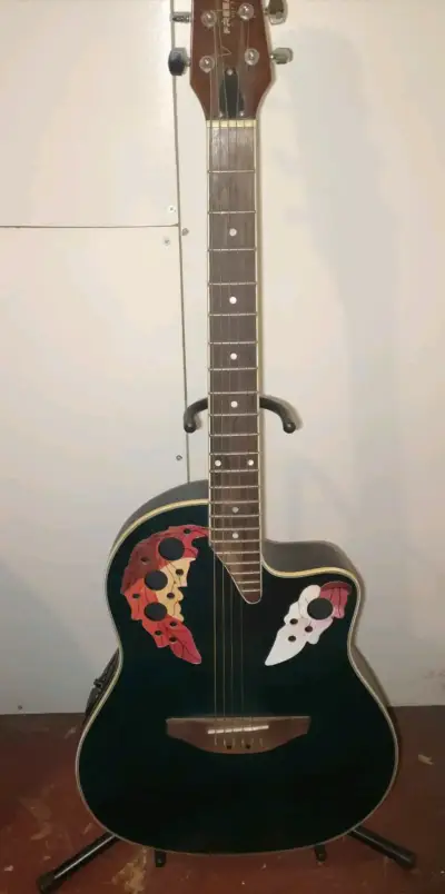 Guitarra electroacústica Freeman  con accesorios - miniatura 1
