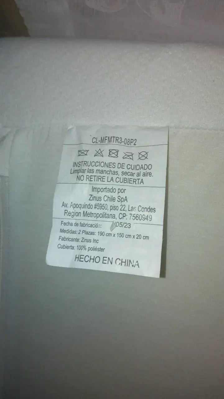 Colchón Zinus Espuma Alivia Presión 20 cm - 5
