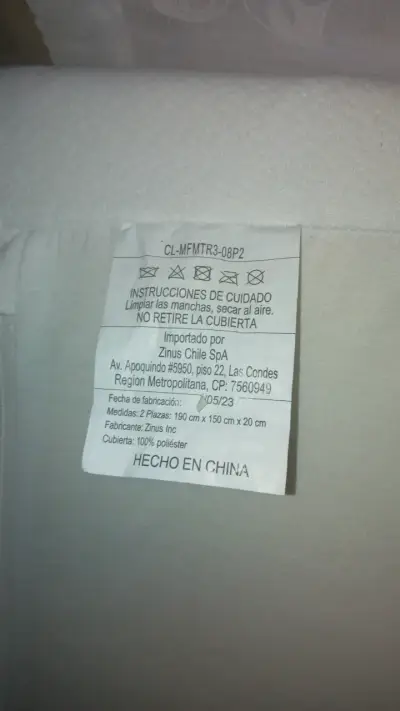 Colchón Zinus Espuma Alivia Presión 20 cm - miniatura 5