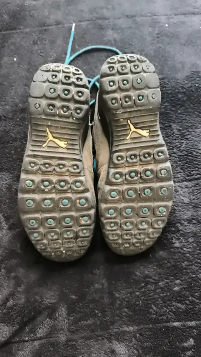 Botas de trekking Puma gris con detalles turquesa - miniatura 4