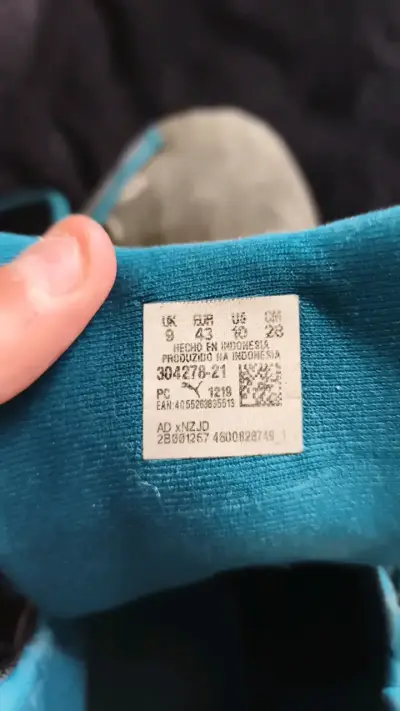 Botas de trekking Puma gris con detalles turquesa - miniatura 5
