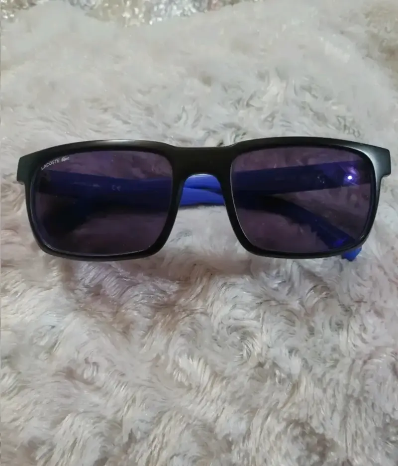 Gafas de Sol Lacoste Negras y Azules - 1