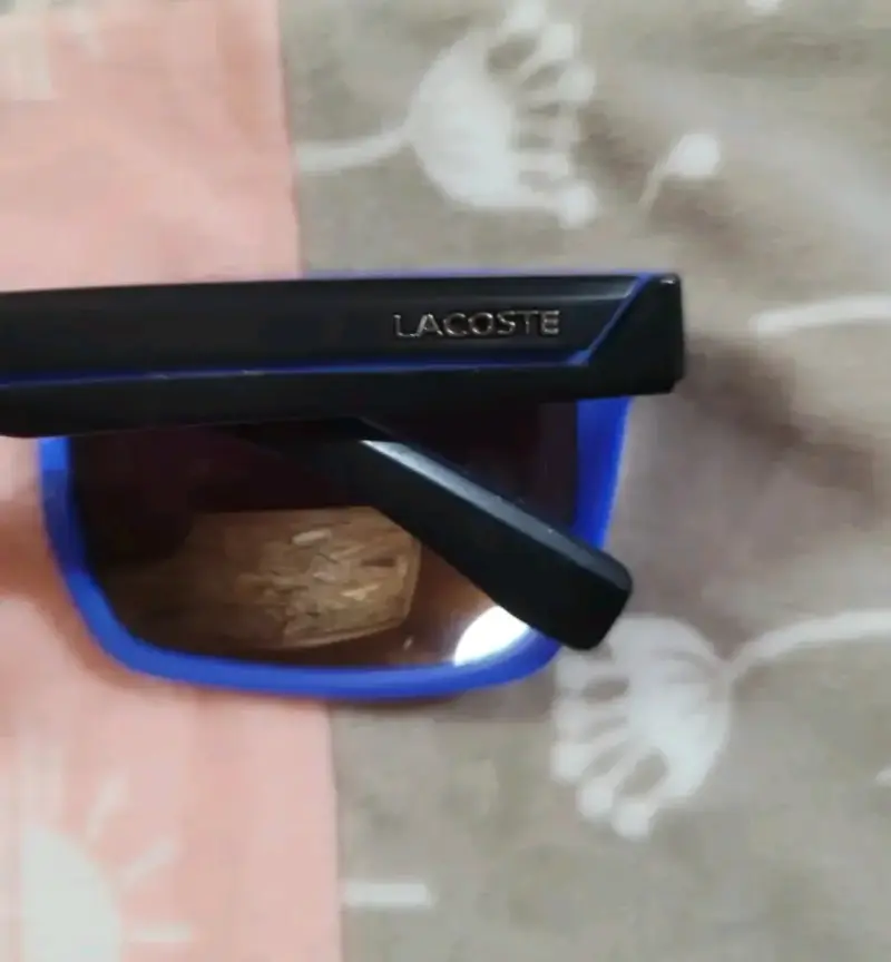 Gafas de Sol Lacoste Negras y Azules - 2