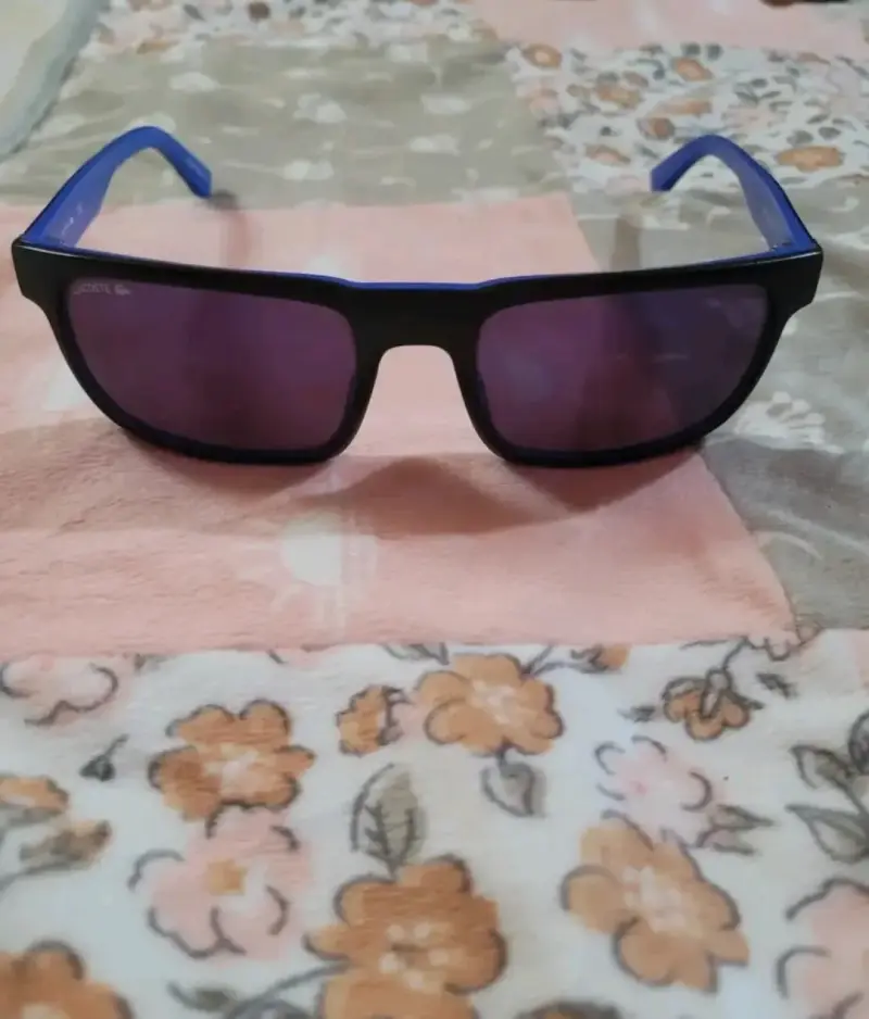 Gafas de Sol Lacoste Negras y Azules - 3