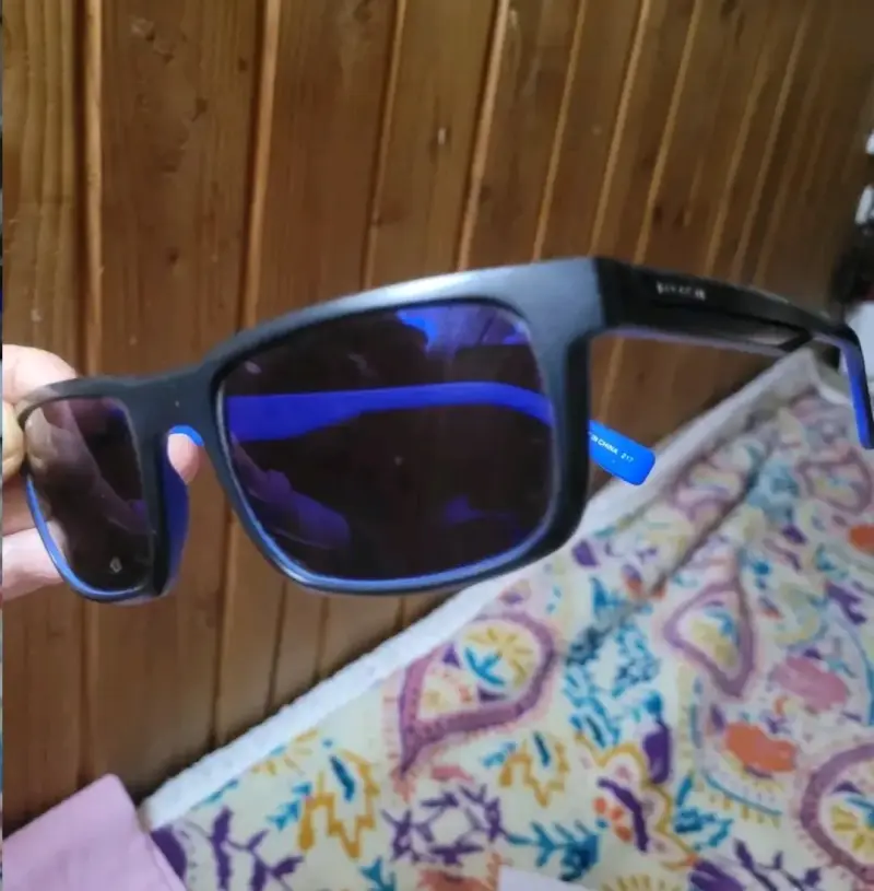 Gafas de Sol Lacoste Negras y Azules - 5