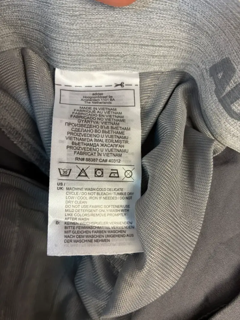 Pantalones deportivos grises Adidas para hombre - 2