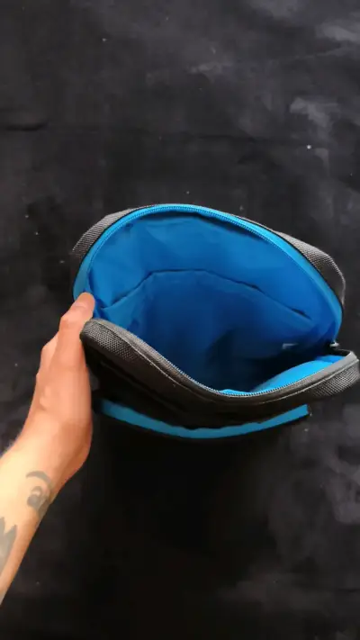 Bandolera negra Totto con compartimentos - miniatura 3