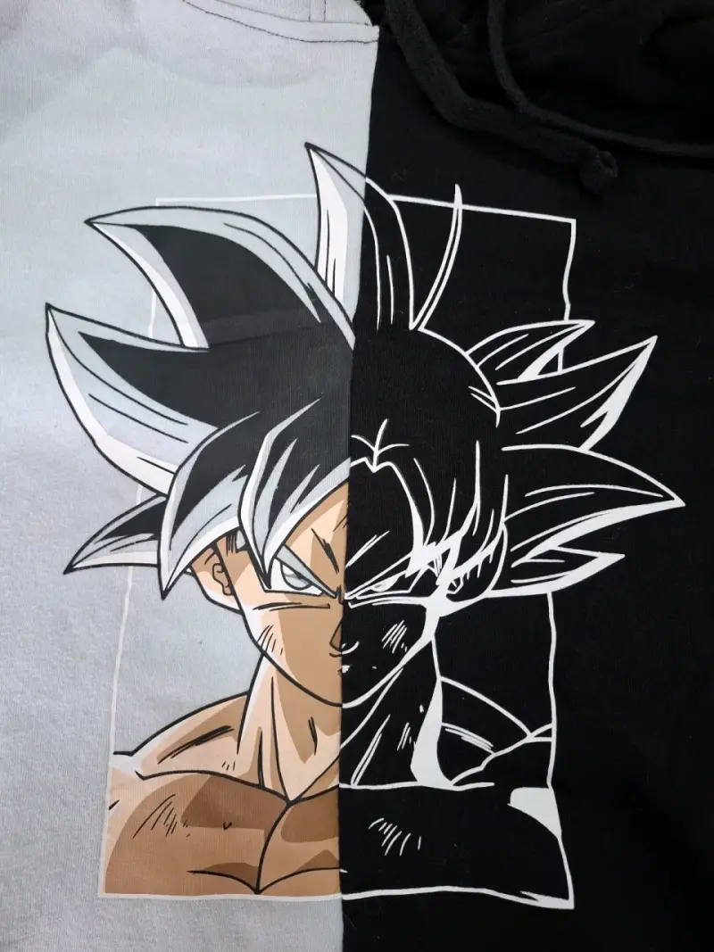 Polerón Dragon Ball Z Ultra Instinct Bicolor - 4