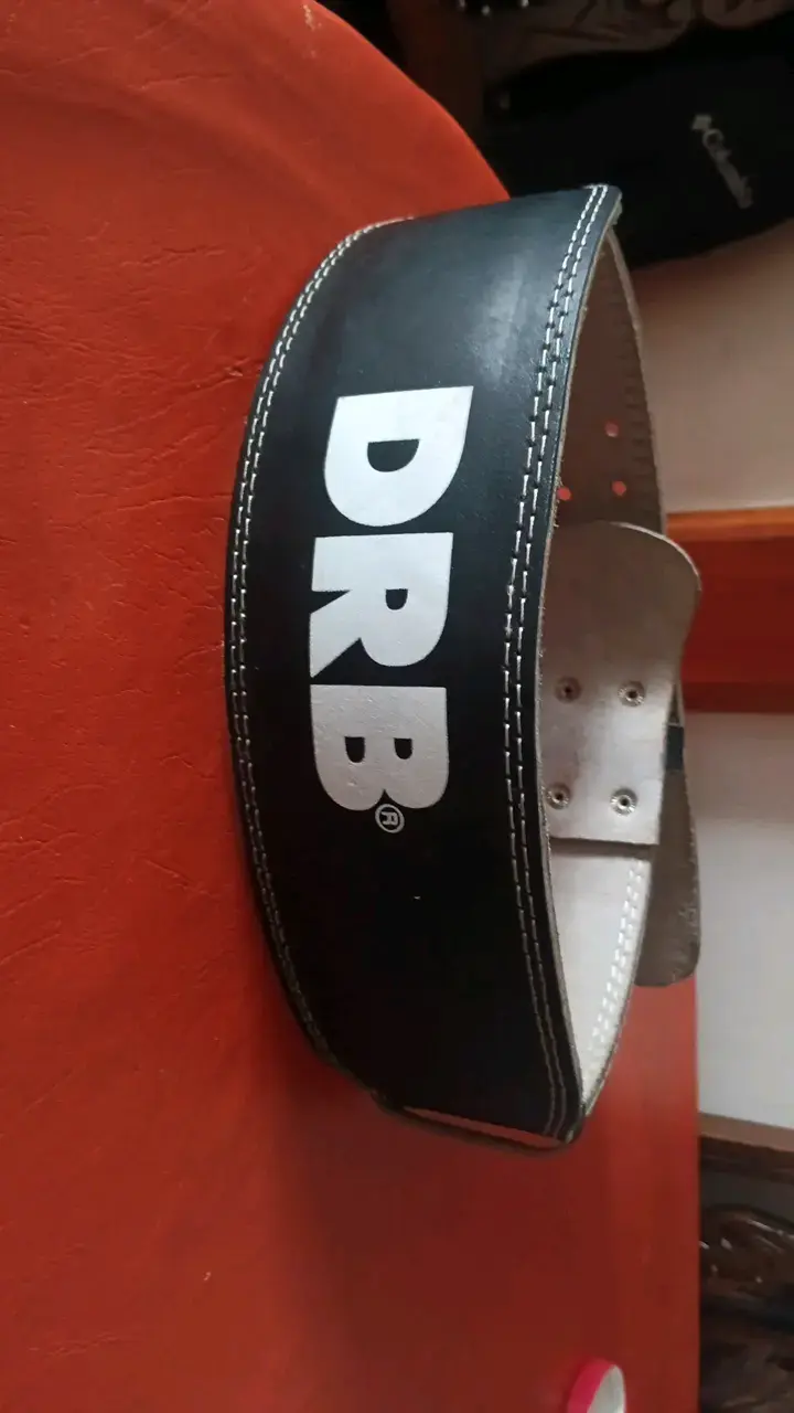 Cinturón de levantamiento de pesas DRB negro - 1