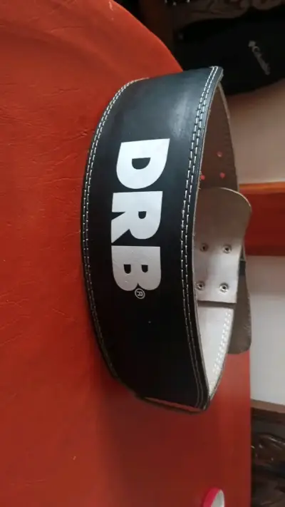 Cinturón de levantamiento de pesas DRB negro - miniatura 1