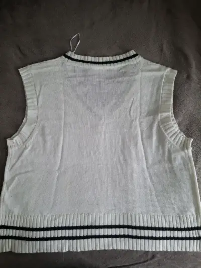 Chaleco sin mangas blanco Sybilla 2XL - miniatura 2